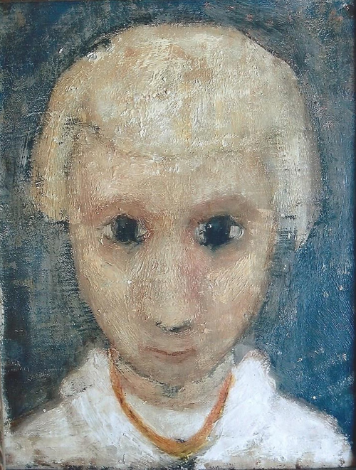 Portret van een jong meisje van Cornelis Koning